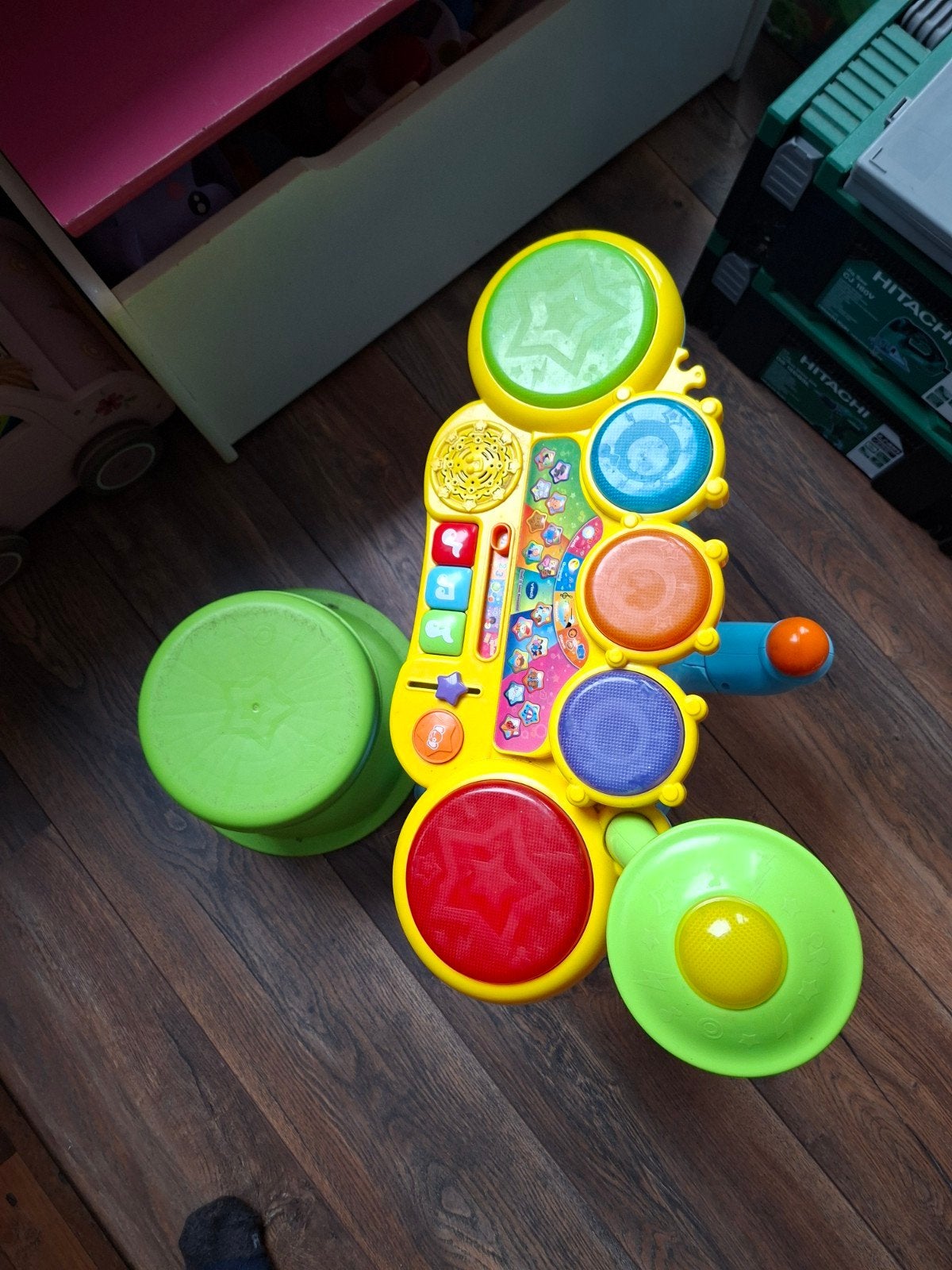 VTech Rock & Leer Drumstel, Ophalen, Gebruikt, Overige typen, Met licht