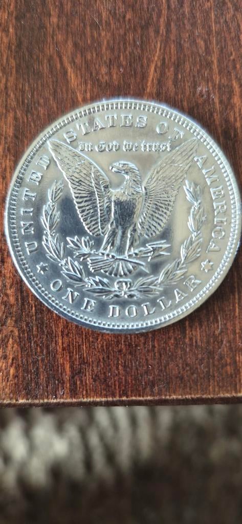 Zilveren Morgan Dollar Munt 1884 - Verenigde Staten, Ophalen of Verzenden, Noord-Amerika, Losse munt, Zilver