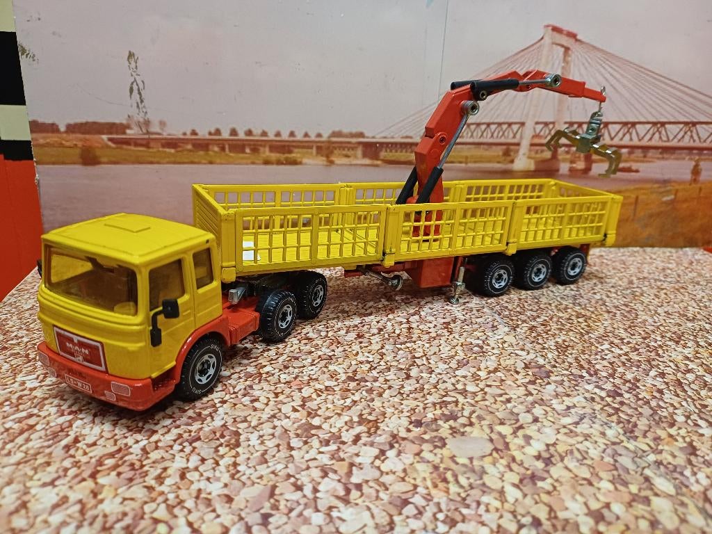 siku MAN stenen transporter, Ophalen of Verzenden, Zo goed als nieuw, Bus of Vrachtwagen, SIKU