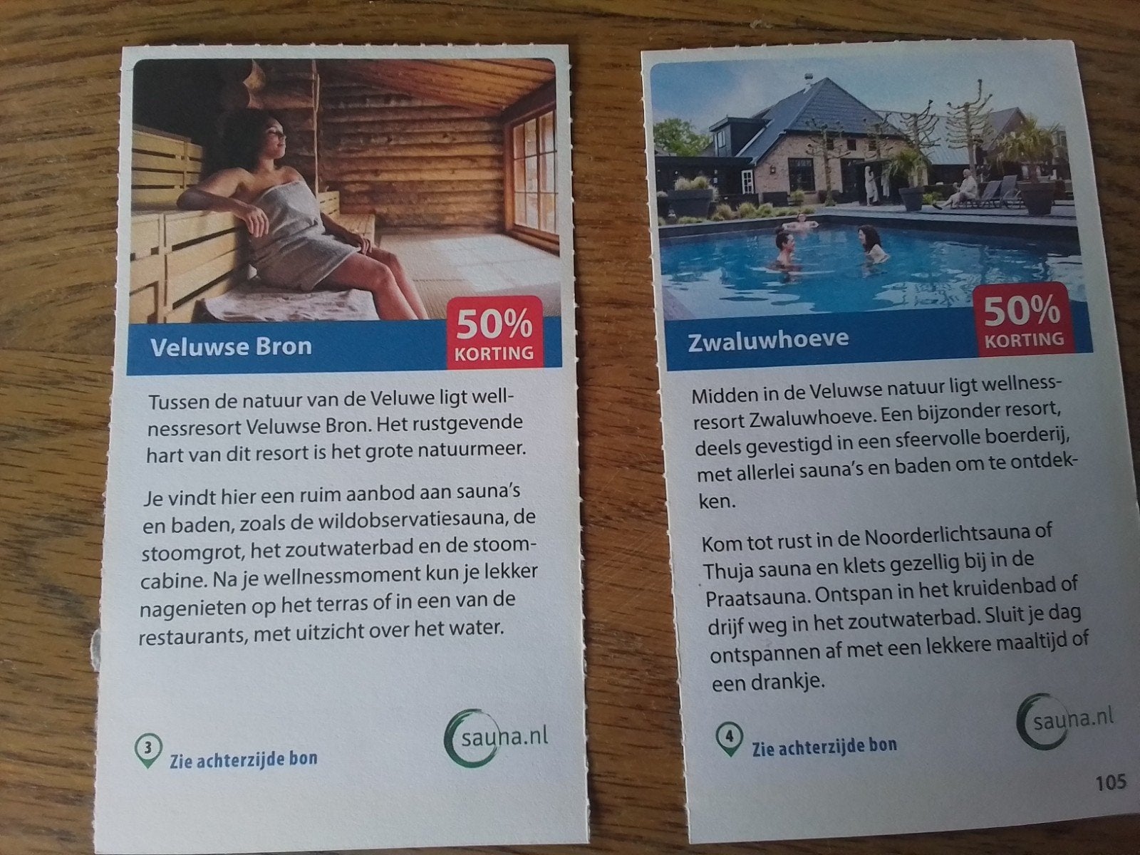 kortingsbonnen voor sauna, Drie personen of meer, Kortingsbon, Spa of Sauna