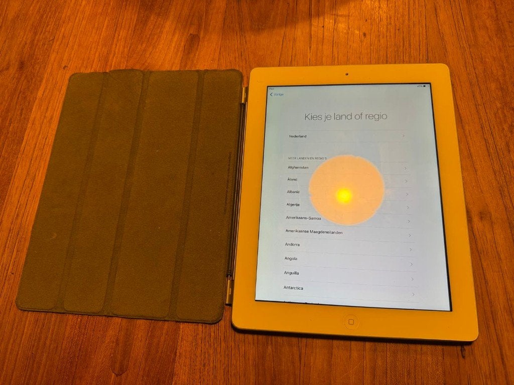 Apple iPad 4e generatie 16GB 9,7 inch wifi - werkend, Computers en Software, 10 inch, Gebruikt, Wit, 16 GB