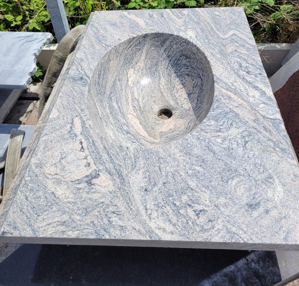 Marmeren wasbak hand gemaakt, Doe-het-zelf en Verbouw, Sanitair, Ophalen, Nieuw, Wastafel