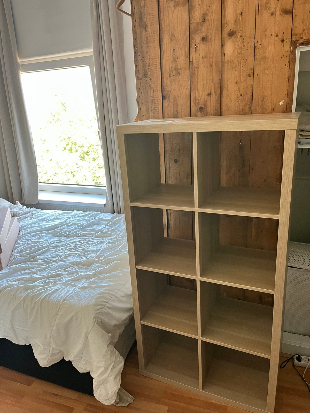 Kallax kast IKEA | 77x147 | Eikenhout effect, Ophalen, Eikenhout, Zo goed als nieuw, Minder dan 100 cm