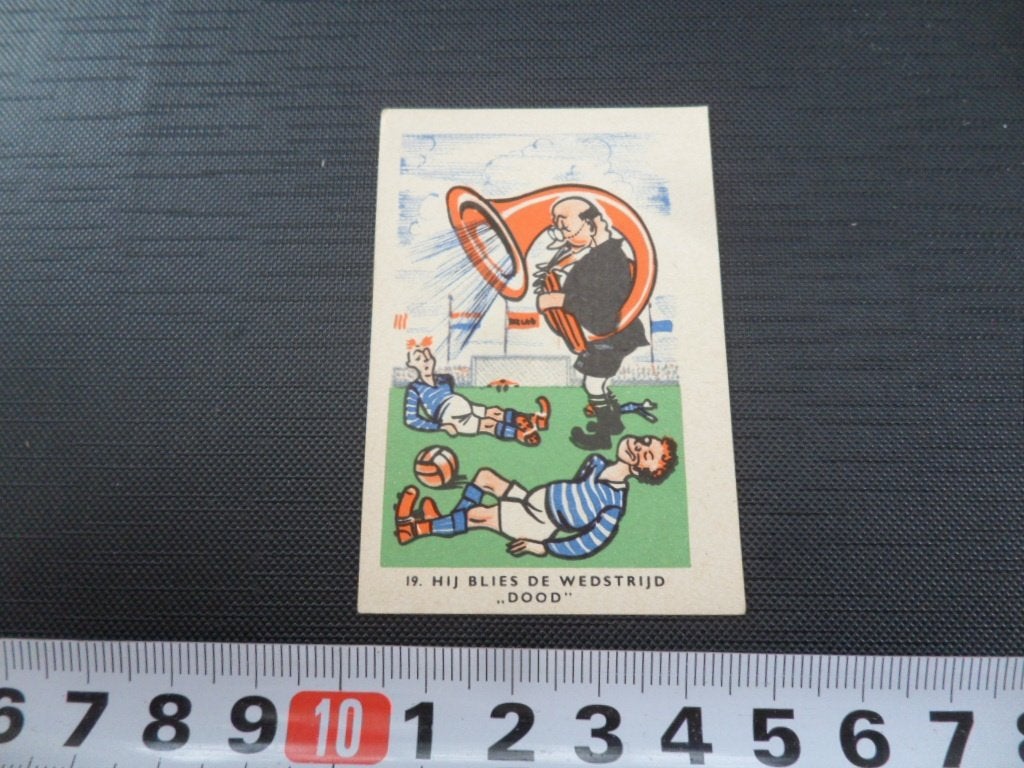 sticker plaatje strip voetbal spreekwoord RIZLA #19, Verzamelen, Ophalen of Verzenden, Zo goed als nieuw