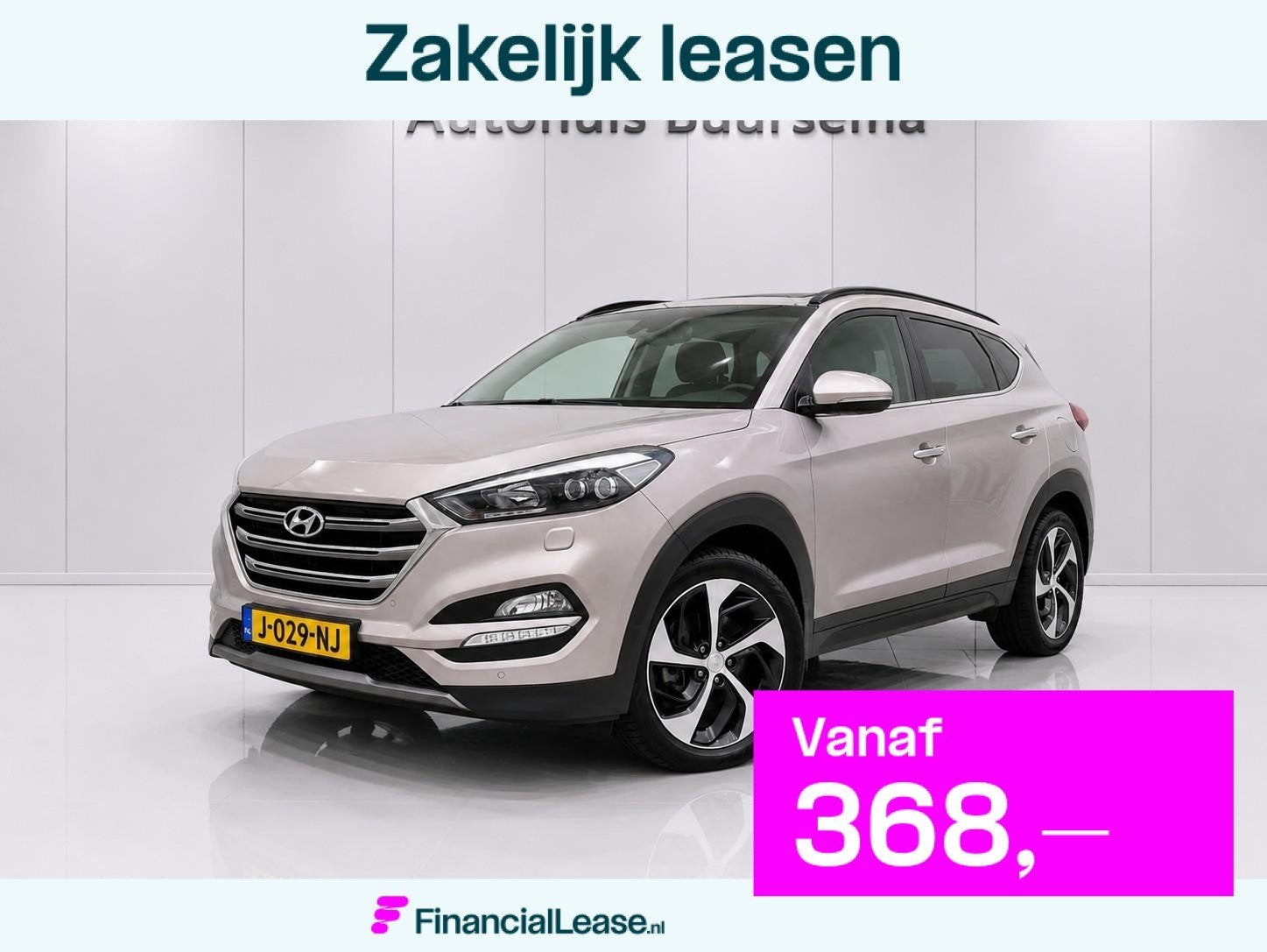 Hyundai Tucson 1.6 T-GDi Prem. 4WD | Trekhaak | Automaat | P, Gebruikt, 4 cilinders, Lichtsensor, Wit