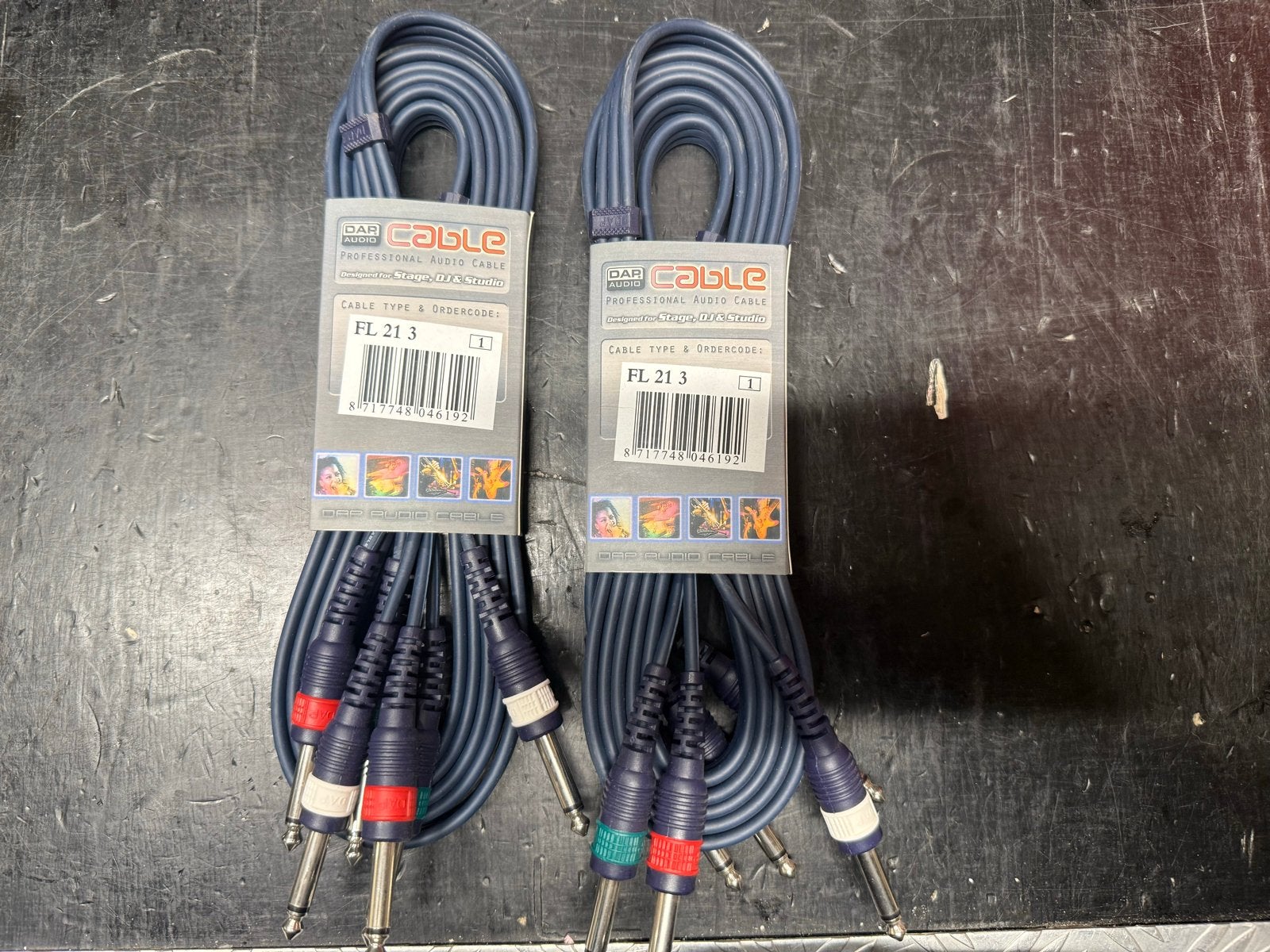 DAP Professional Audio Kabel - FL 21 3 (2 stuks) jack kabel, Ophalen of Verzenden, Nieuw, Apparatuur
