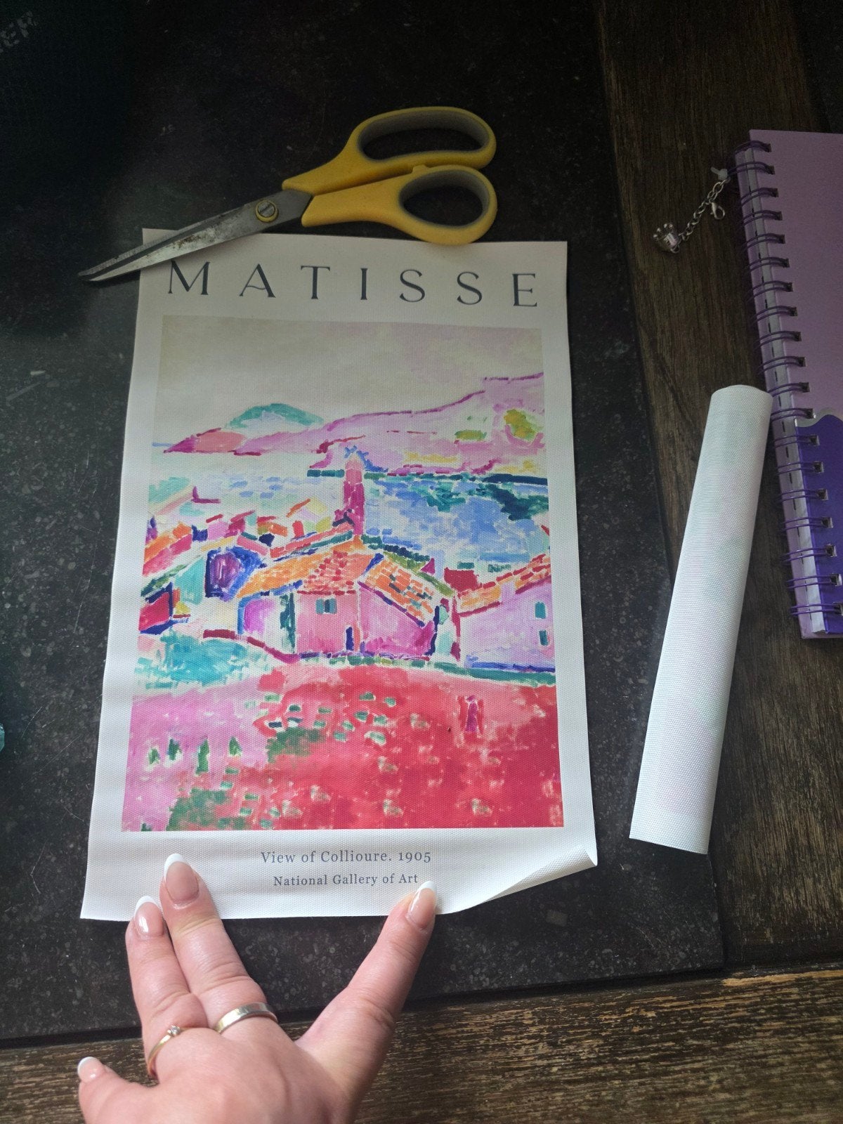 Matisse - View of Collioure. 1905 - National Gallery of Art, Antiek en Kunst, Ophalen of Verzenden, Papier/karton, Print, Stadsgezicht