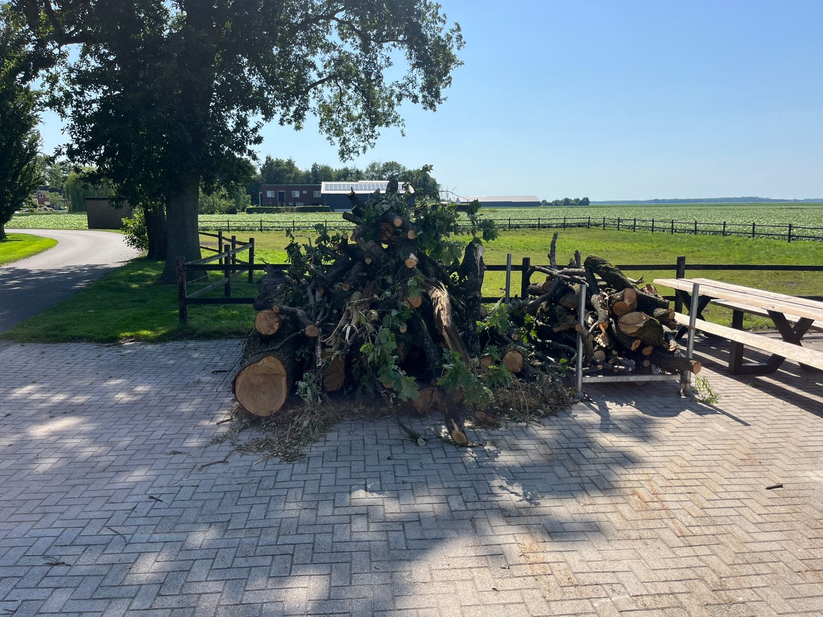 Brandhout eiken., 6 m³ of meer, Ophalen
