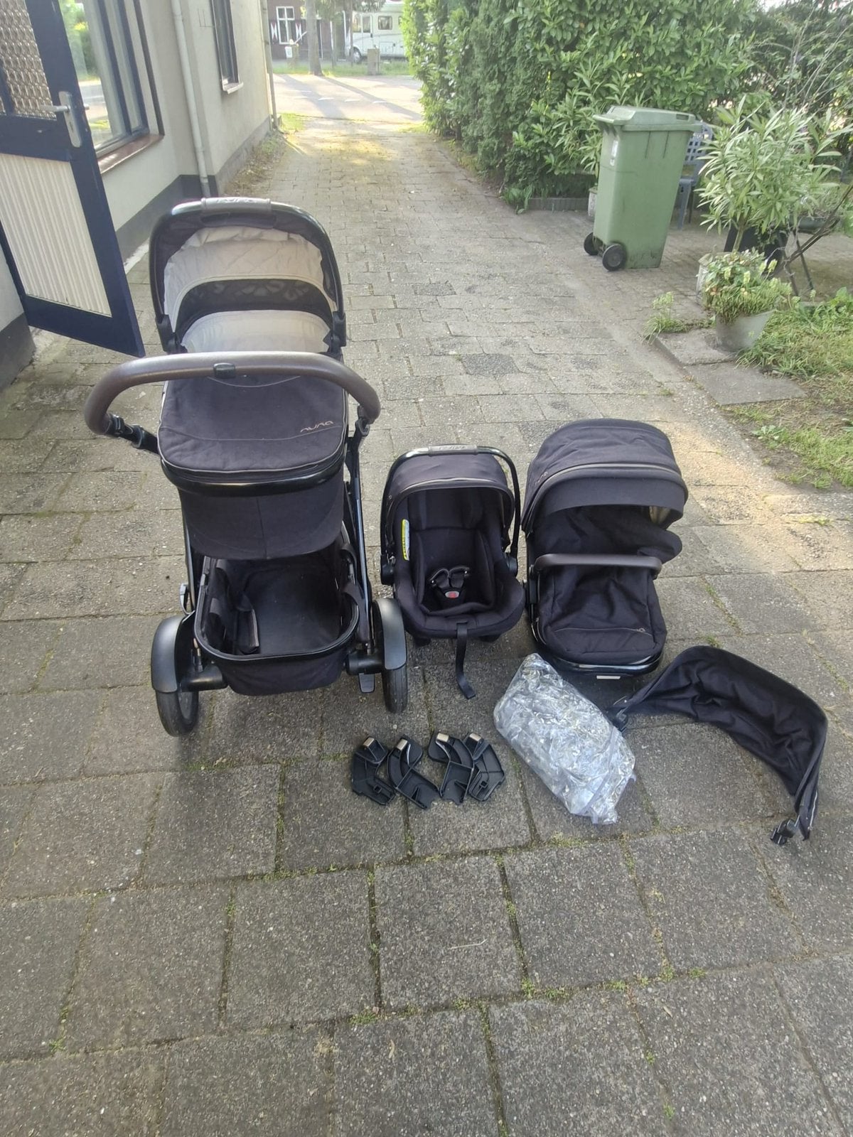 Nuna Grow set compleet + maxi cosie, Ophalen, Zo goed als nieuw, Overige merken