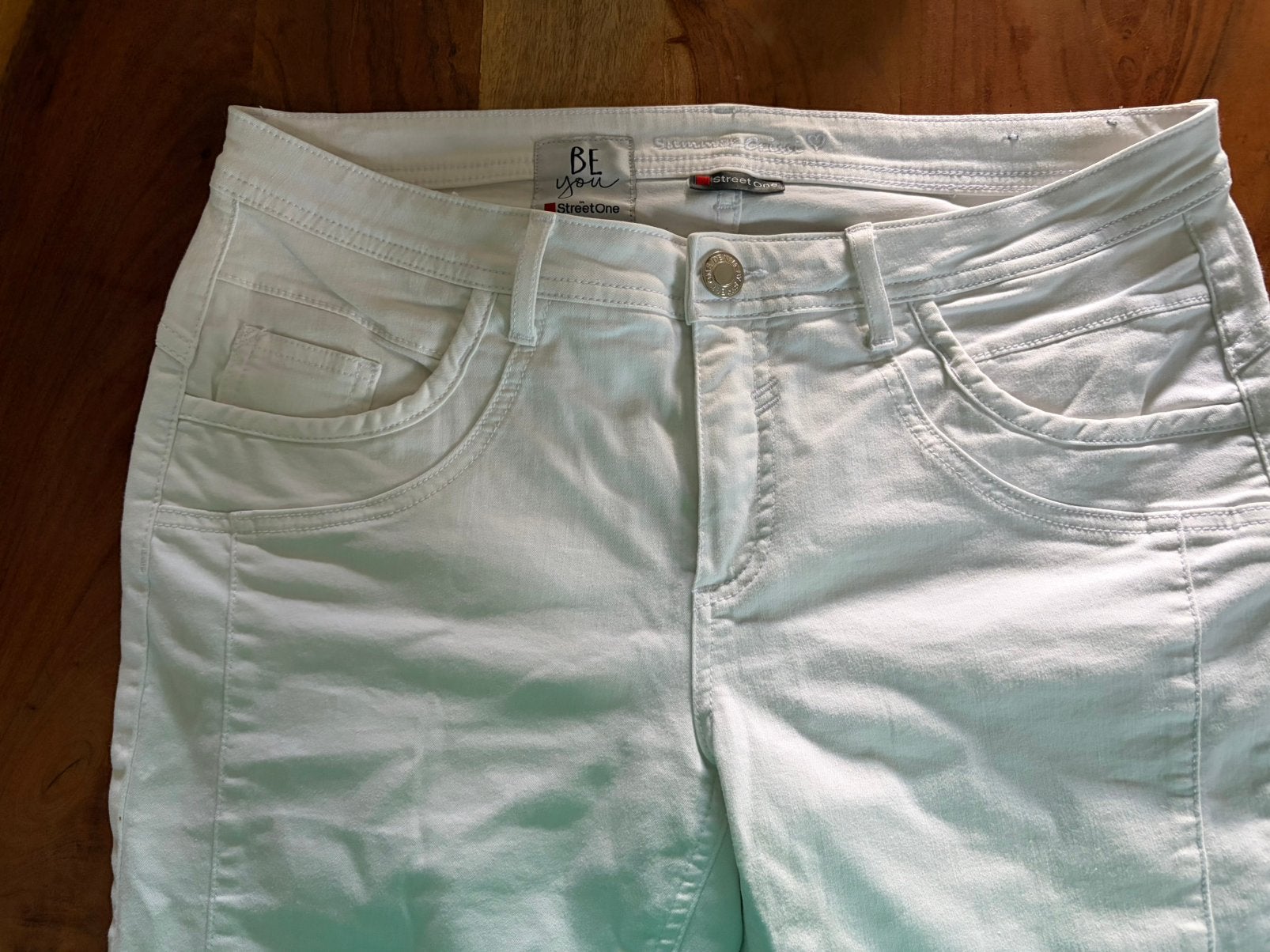 Zgan Street one jeans Be You mt 32 (42), Kleding | Dames, Spijkerbroeken en Jeans, Ophalen of Verzenden, Zo goed als nieuw, Wit
