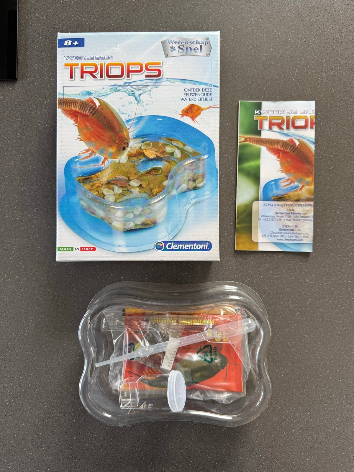Clementoni Triops Kweekset - Kweek je eigen oerdiertjes, Ophalen of Verzenden, Nieuw, Ontdekken