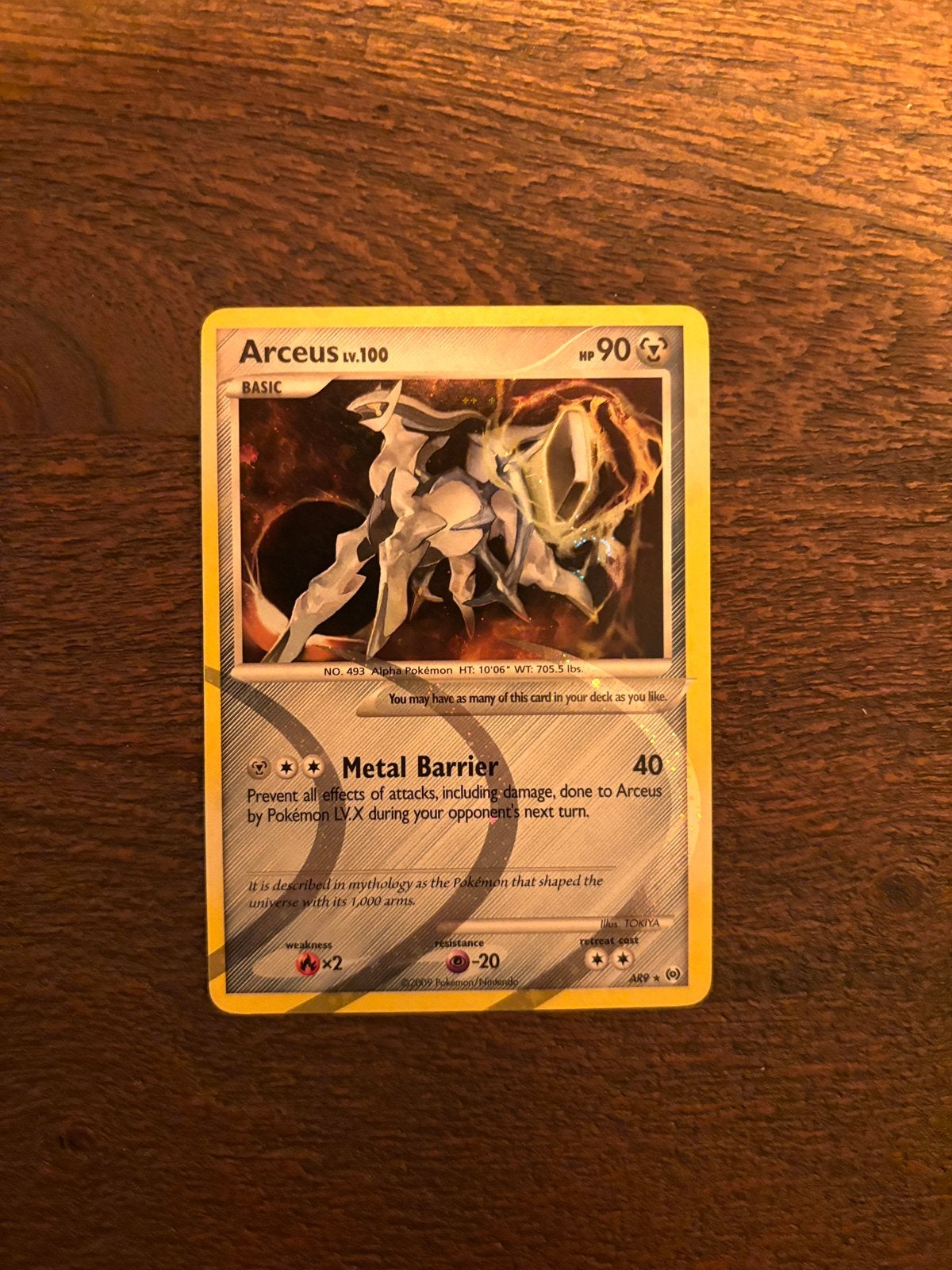 Arceus AR9 - Platinum - Pokémon kaart, Ophalen of Verzenden, Zo goed als nieuw