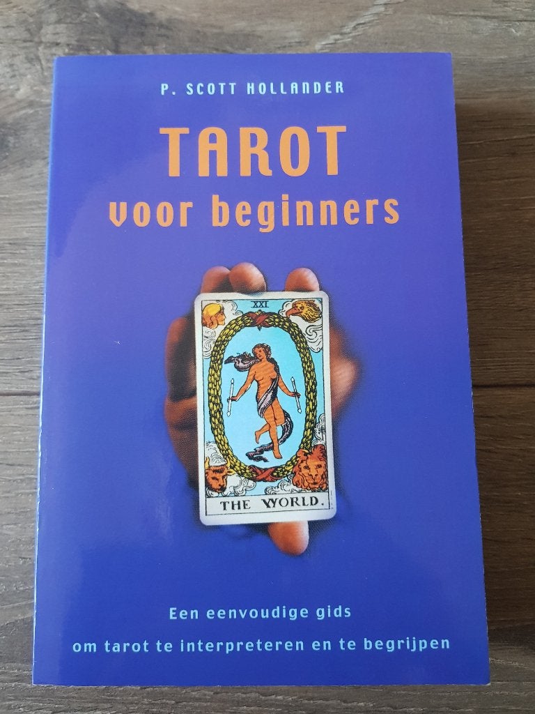 Boek : Tarot voor beginners -- P. Scott Hollander, Boeken, Gelezen, Tarot of Kaarten leggen, P. Scott Hollander, Ophalen of Verzenden