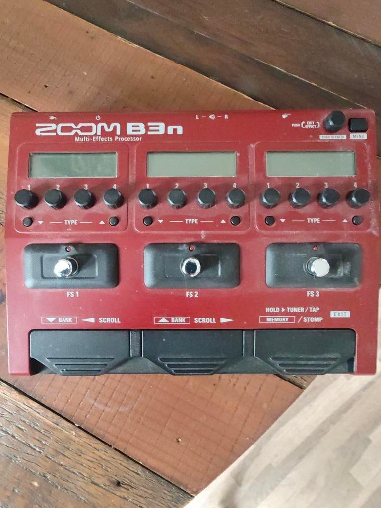 Zoom B3n Bass Multi fx modeller plus extension software., Ophalen of Verzenden, Gebruikt, Overige typen