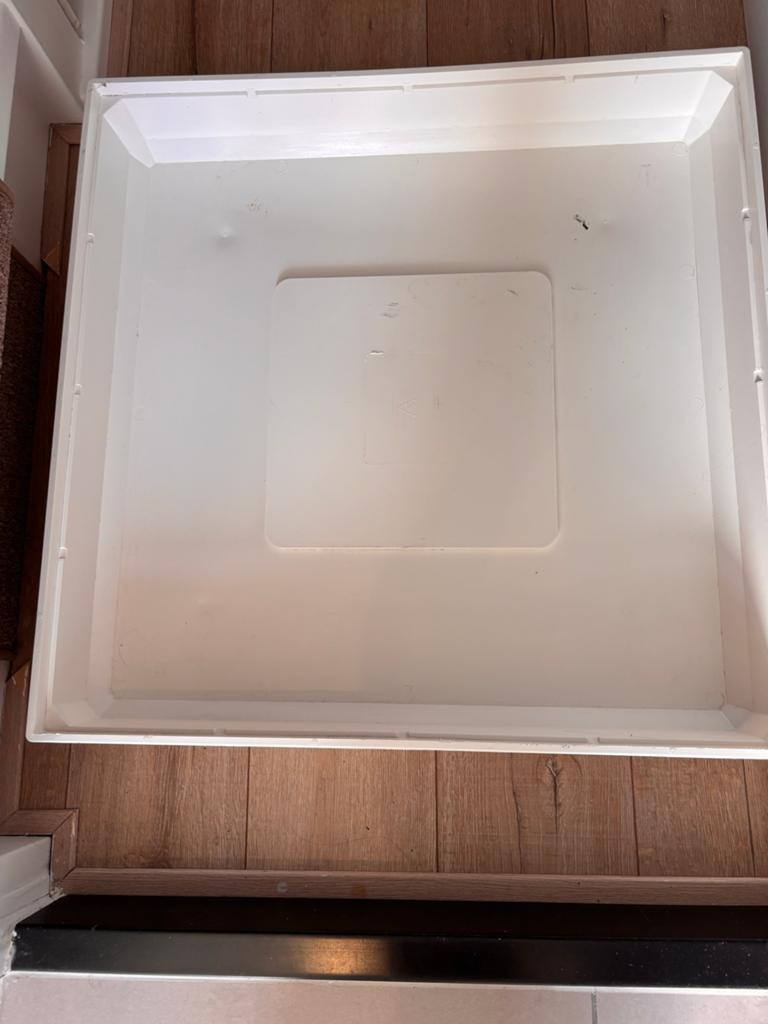 Lekbak voor wasmachine of droger, Witgoed en Apparatuur, Onderdelen en Toebehoren, Ophalen, Gebruikt