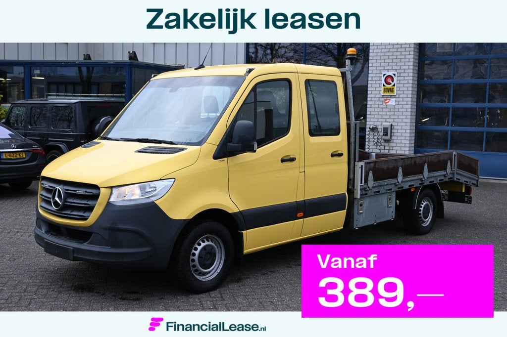 Mercedes-Benz Sprinter 316 CDI L3 Dubbele cabine Open laadba, Achterwielaandrijving, Gebruikt, Euro 6, 4 cilinders