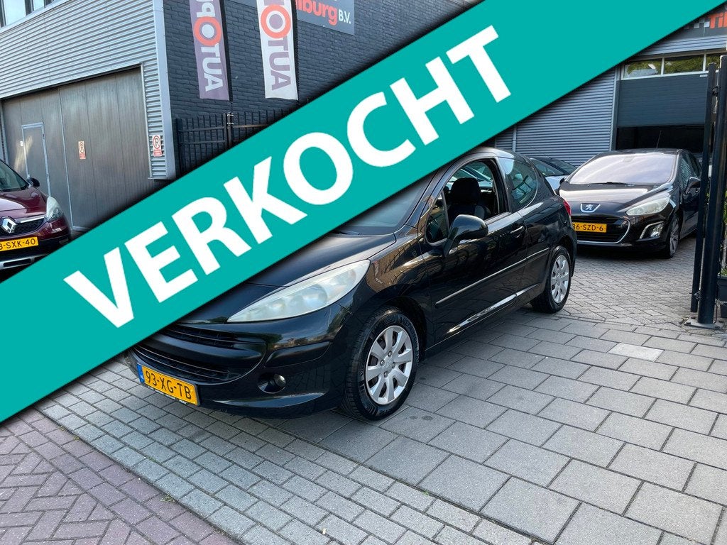 Peugeot 207 1.4-16V Color-line Airco NAP APK 1 Jaar, Voorwielaandrijving, 4 cilinders, Origineel Nederlands, Bedrijf