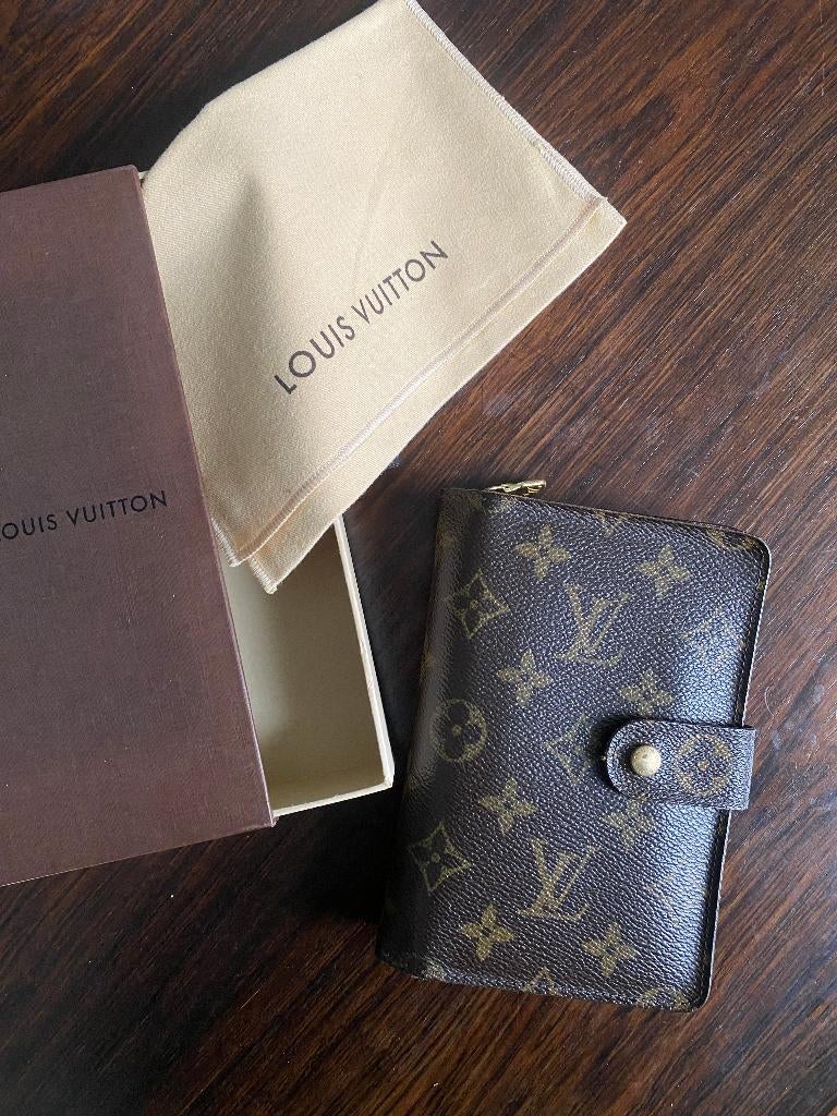 Louis Vuitton Boek Portemonee, Overige merken, Gebruikt, Bruin, Ophalen of Verzenden