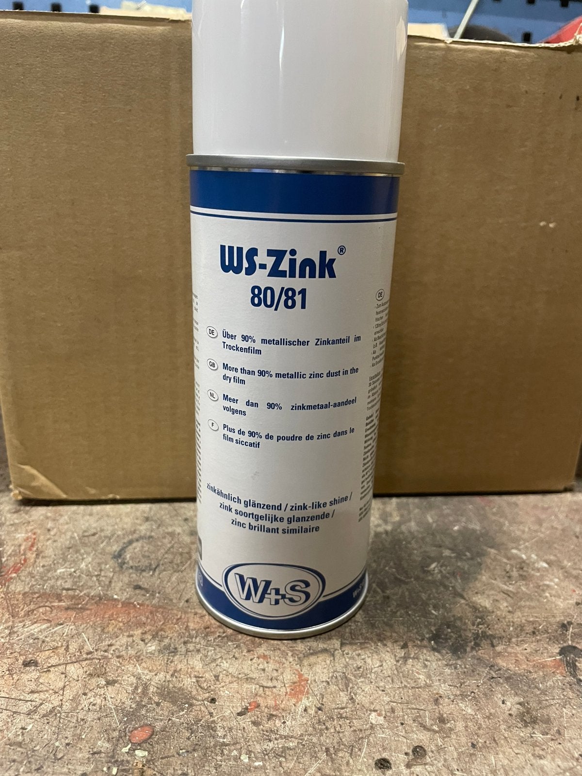 Zinkspray 80/81 spuitbus, Ophalen