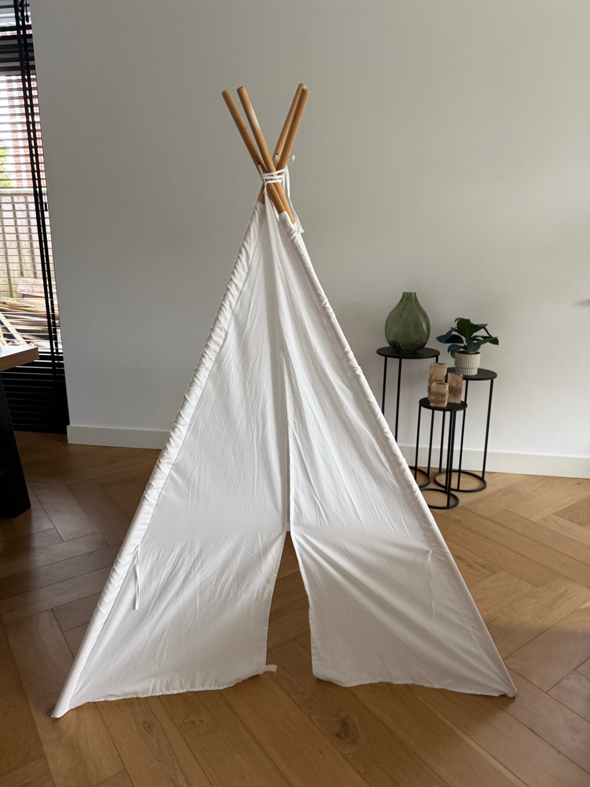 Witte kinder tipi tent, Kinderen en Baby's, Ophalen, Zo goed als nieuw