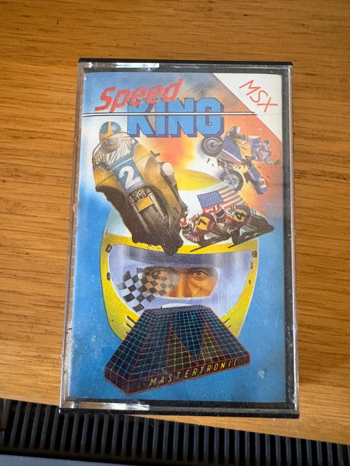Speed King MSX - Klassieke Motorgame op Cassette, Ophalen, Gebruikt, 1 speler, Racen en Vliegen