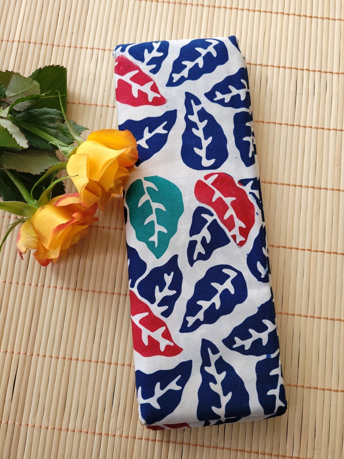 Batik Cap Asli Indonesië #1503, 30 tot 120 cm, Katoen, Meerkleurig, Verzenden