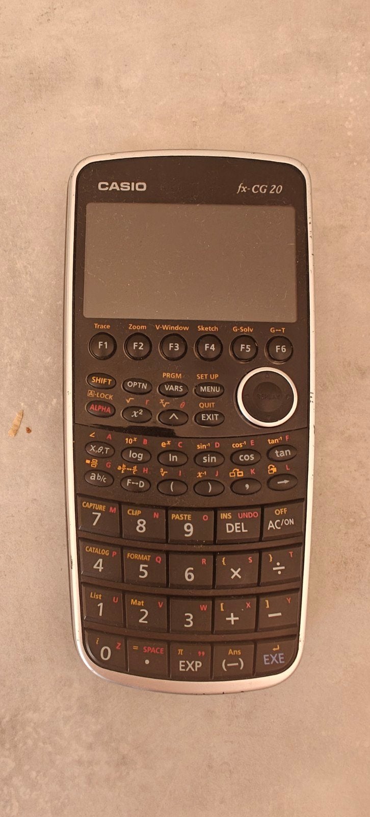 Casio fx-cg 20, Ophalen of Verzenden, Grafische rekenmachine, Gebruikt