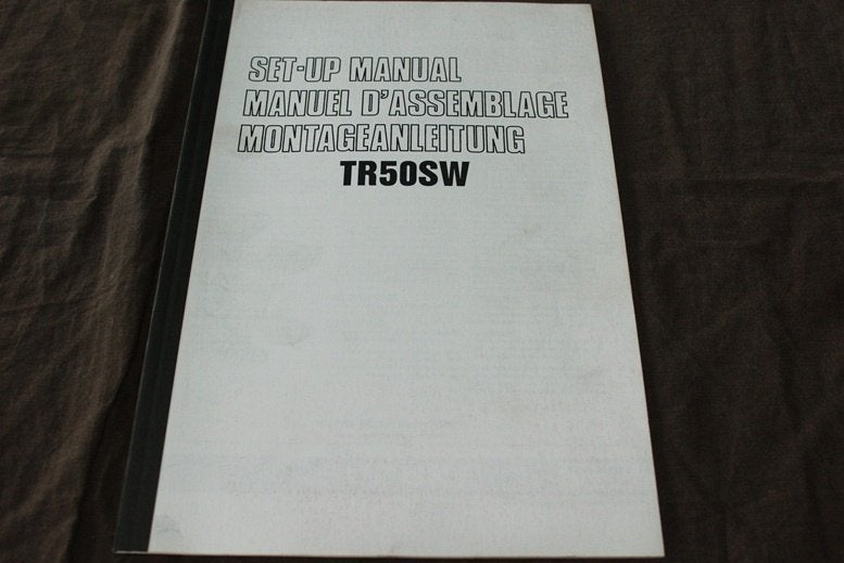 Suzuki TR50 SW 1997 set up manual, Ophalen of Verzenden, Nieuw