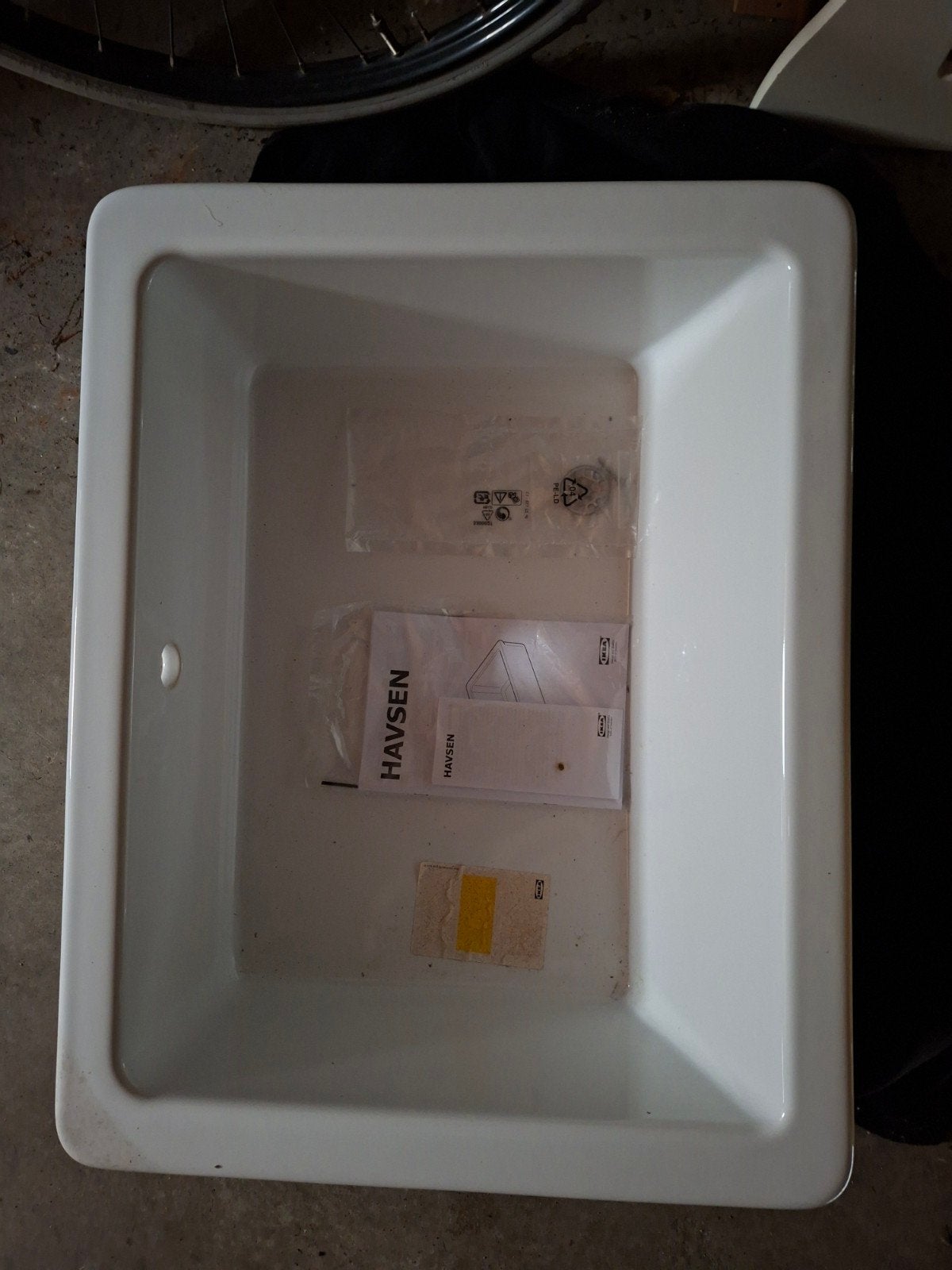 Ikea Havsen spoelbak, Ophalen, Nieuw
