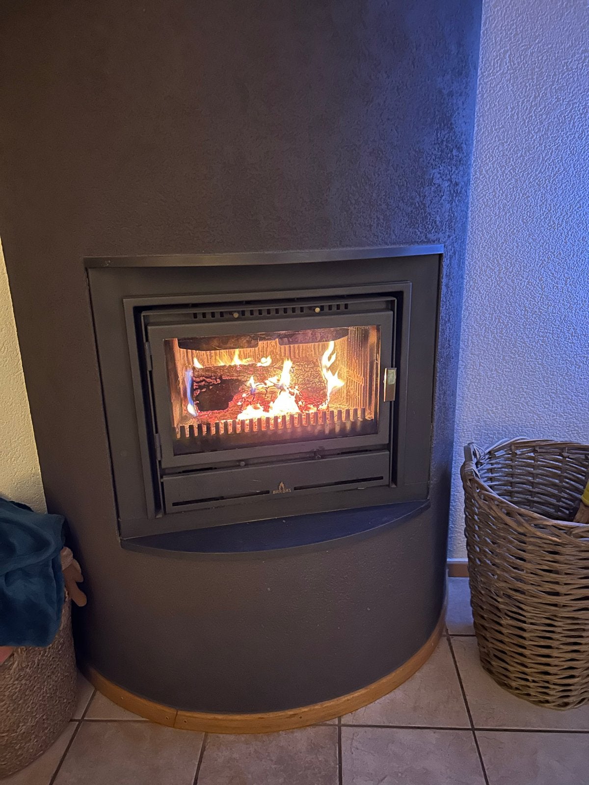 Barbas inbouwhaard, Huis en Inrichting, Ophalen, Gebruikt, Inbouwhaard, Houthaard