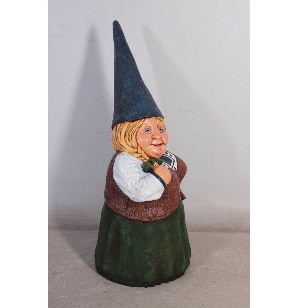Gnome Female – Kabouter beeld Hoogte 122 cm, Ophalen, Nieuw
