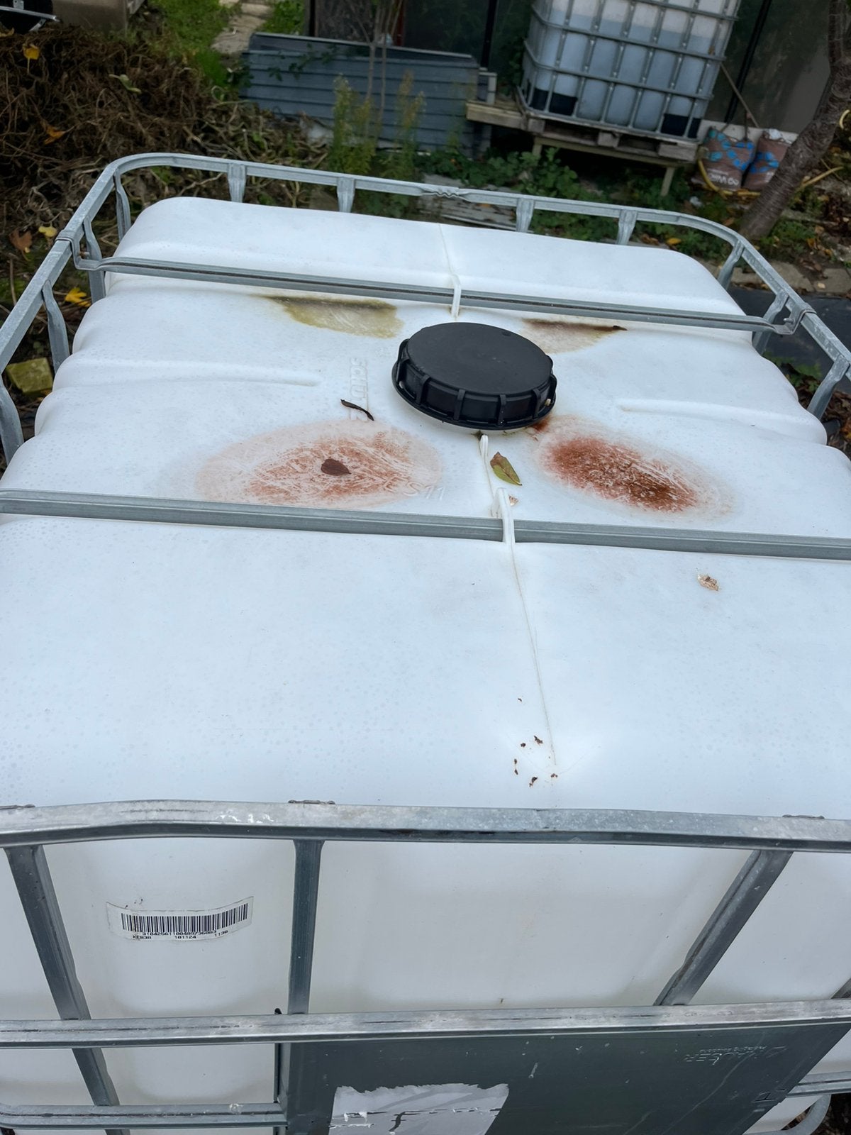 IBC container 1000 liter ongebruikt, Ophalen, Zo goed als nieuw