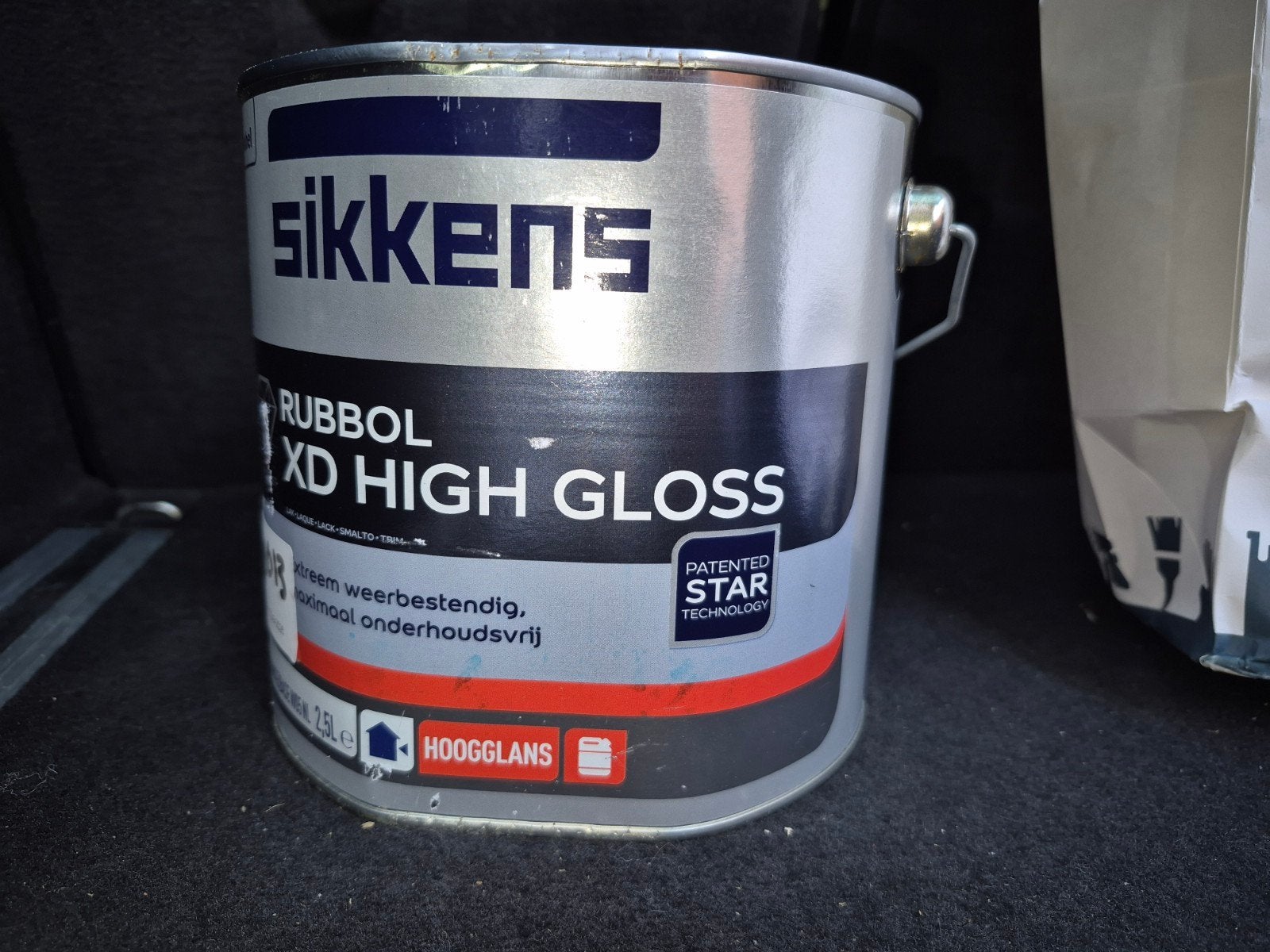 Ral 1013 Sikkens Rubbol XD High Gloss Lakverf - 2.5L, Overige kleuren, Nieuw, Ophalen of Verzenden, Lak