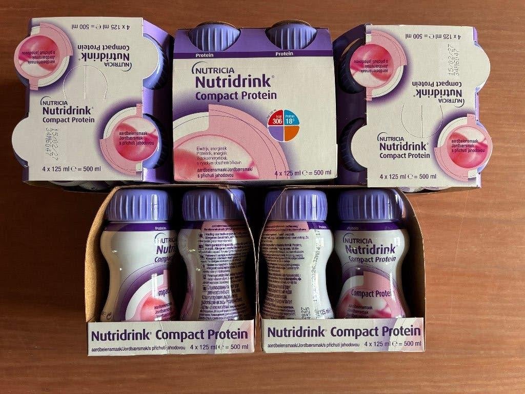 20x Nutridrink compact protein aardbeiensmaak 125ml, Ophalen of Verzenden