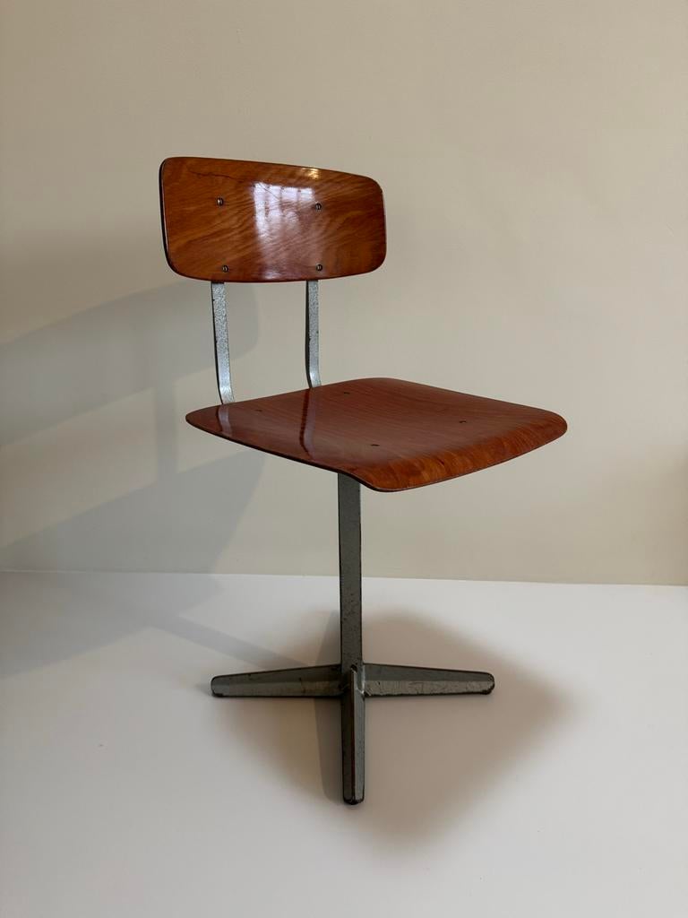 Vintage Pagholz/Marko schoolstoel jaren 60/70, Huis en Inrichting, Ophalen of Verzenden