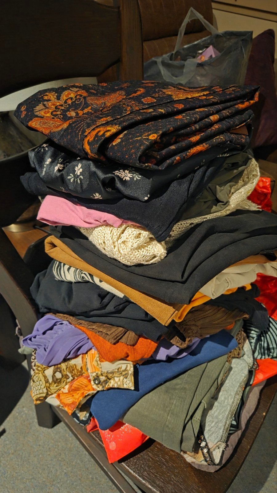 Gratis dameskledinpakket, Ophalen