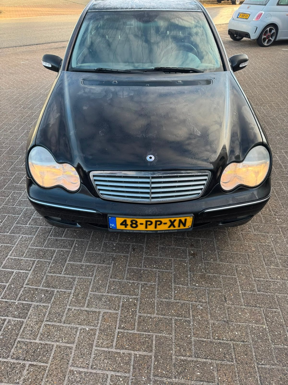 Mercedes-Benz C-Klasse 2.2 CDI C200 Sedan AUT 2004 Zwart, Auto's, Mercedes-Benz, Automaat, Achterwielaandrijving, 4 cilinders