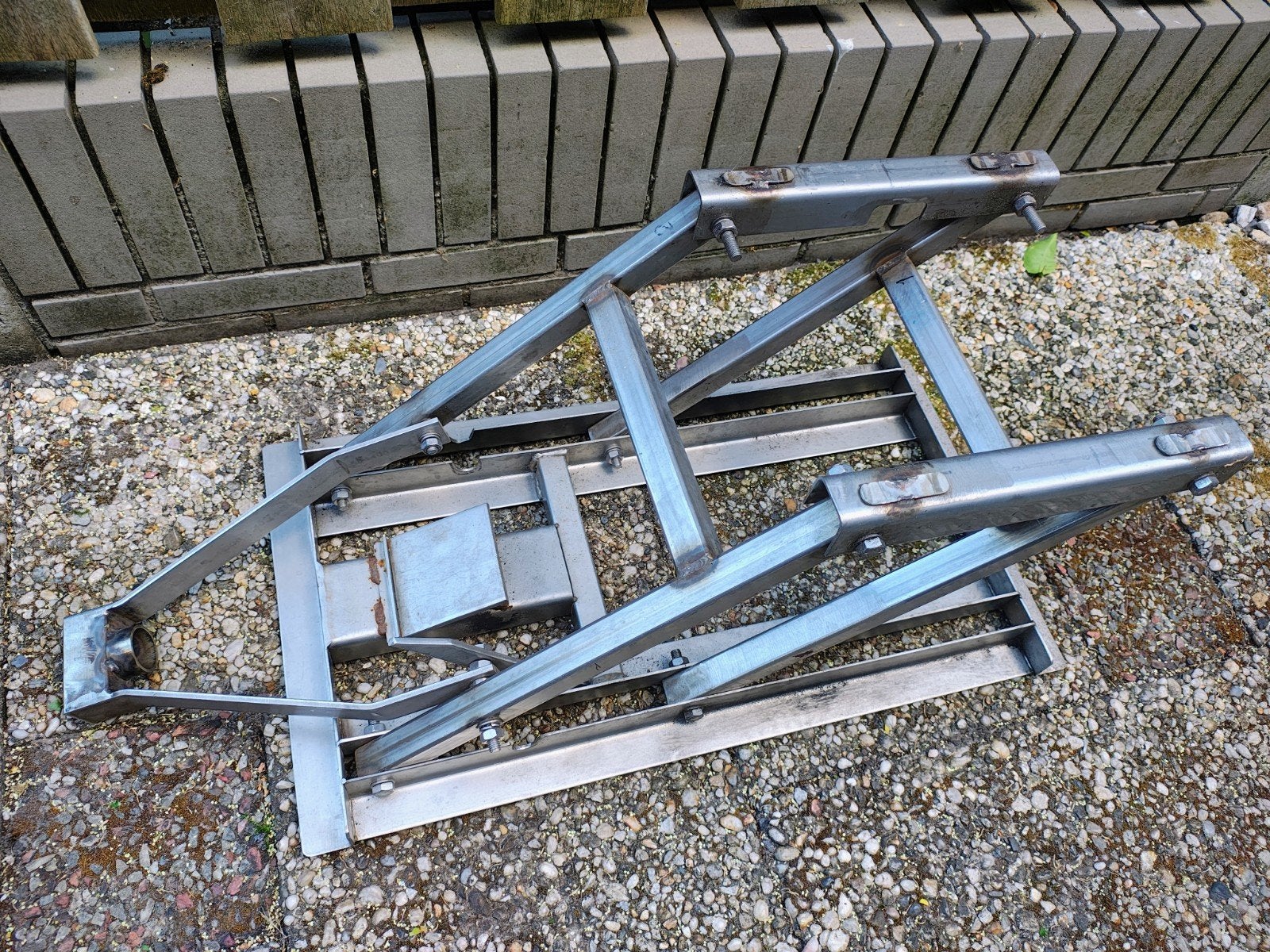 RVS motorlift, Ophalen