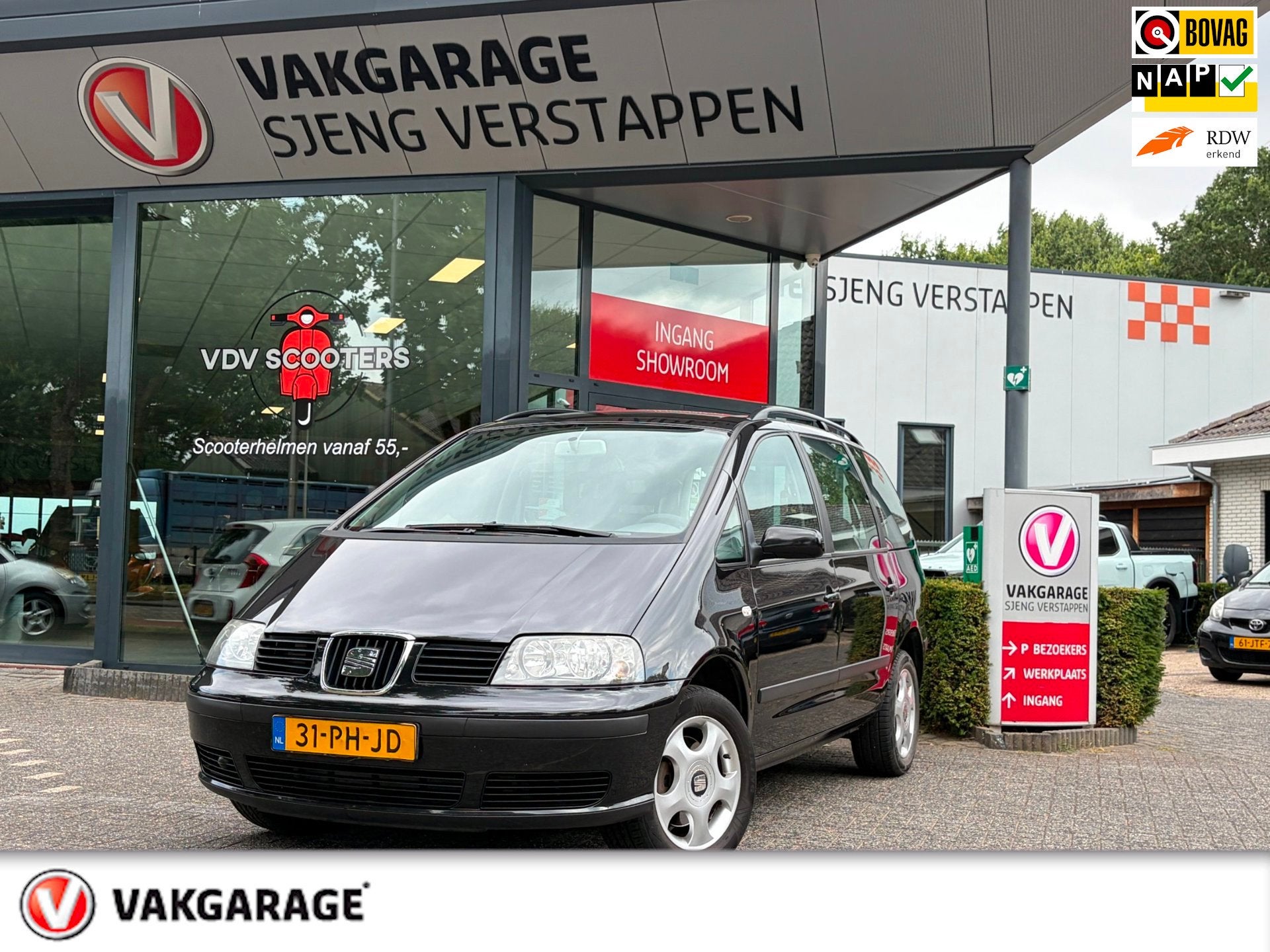 Seat Alhambra 2.0 Stella, Auto's, 12 maanden, 4 cilinders, 1553 kg, 116 pk