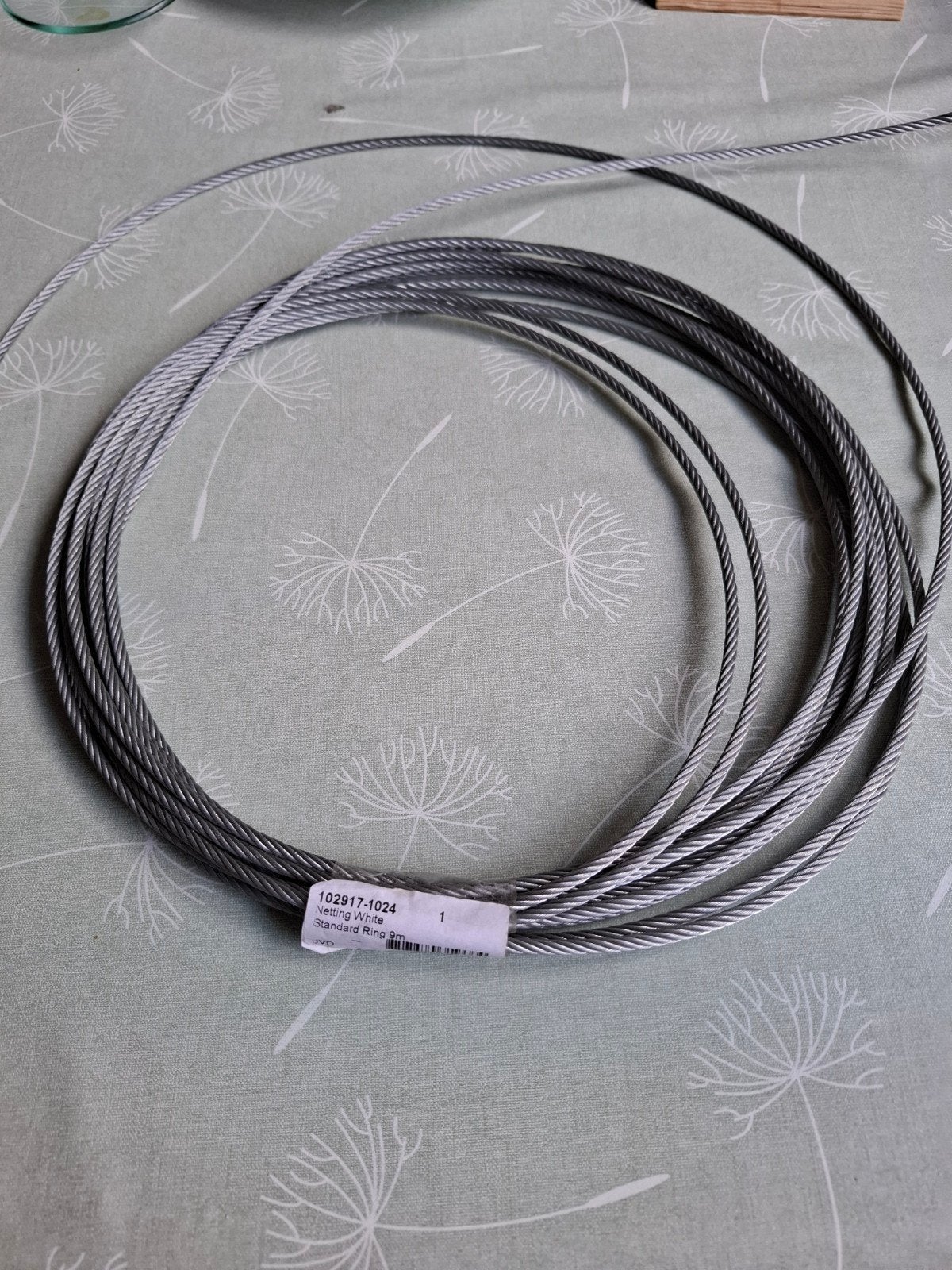 9m kabel - Netting White Standard Ring, Ophalen of Verzenden, Nieuw, Kabel of Snoer