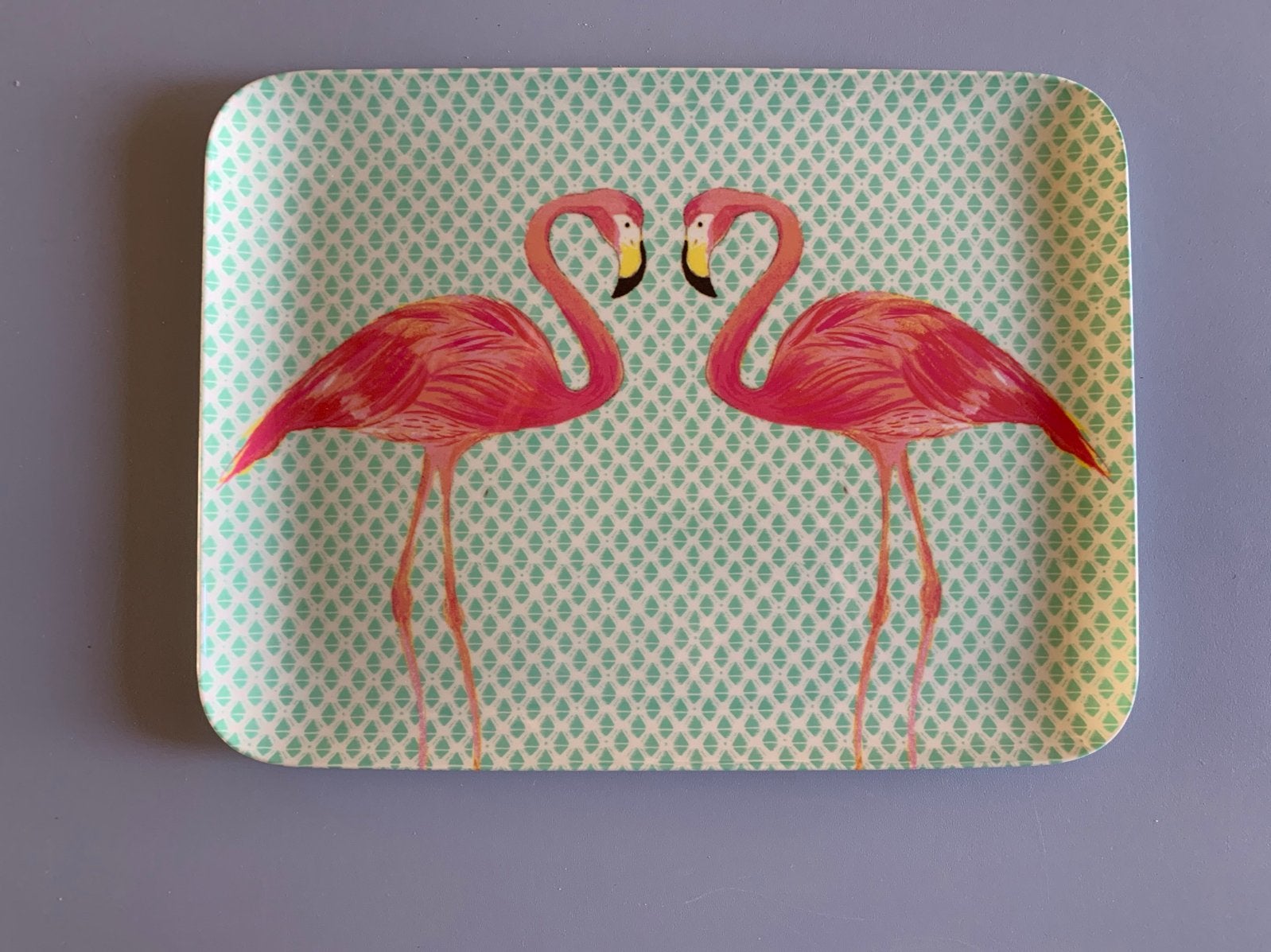 Dienblad met flamingo's - Accessorize Home, Huis en Inrichting, Woonaccessoires | Dienbladen, Kunststof, Ophalen of Verzenden