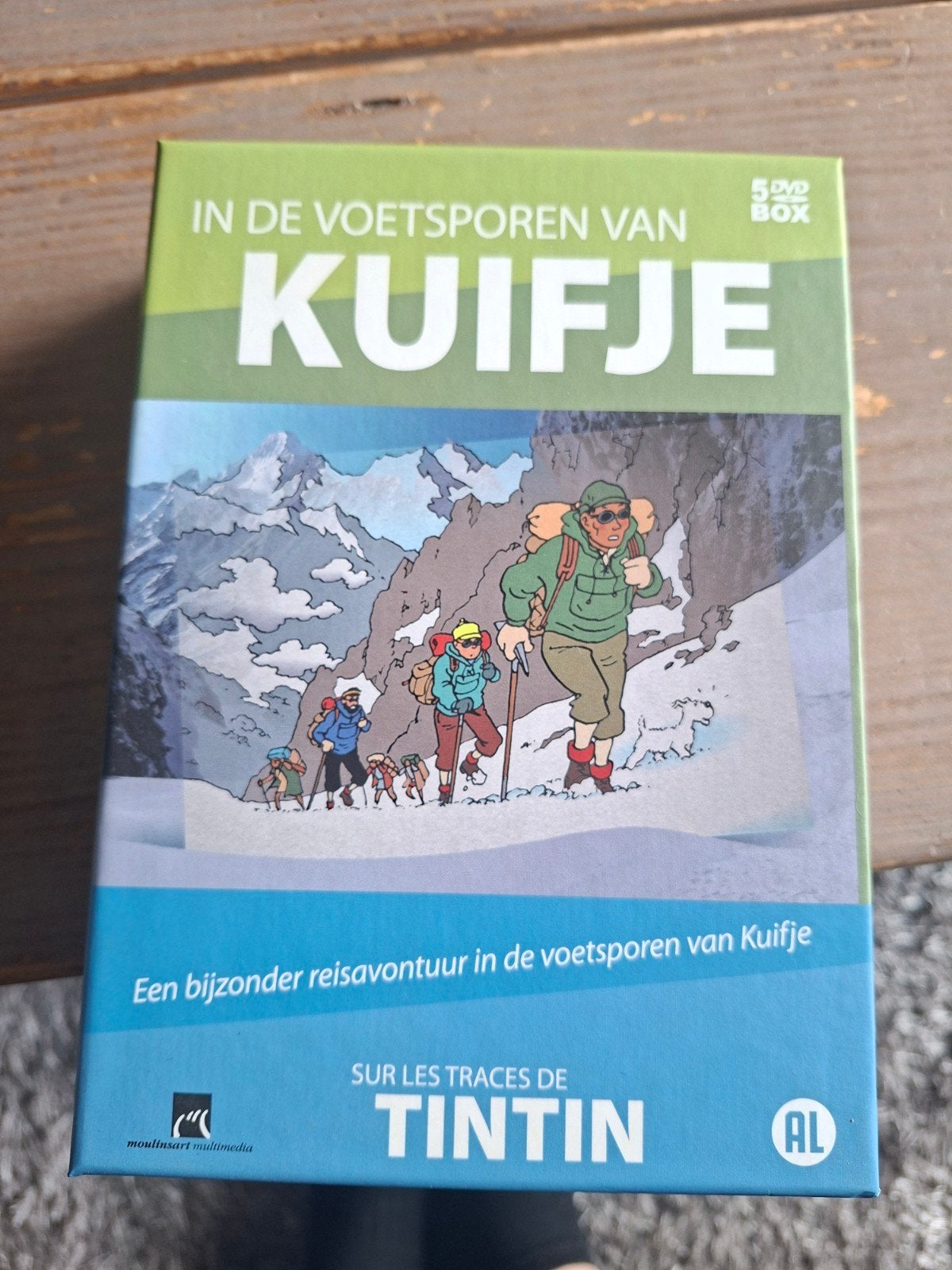 In de voetsporen van Kuifje - 5 DVD Box, Europees, Nederlands, Overige typen, Ophalen of Verzenden