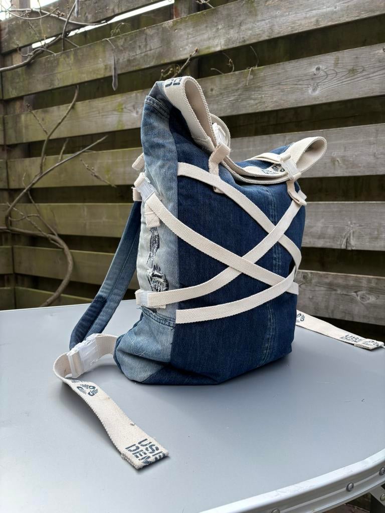 UseDEM upcycle denim rugzak, Ophalen of Verzenden, Overige merken