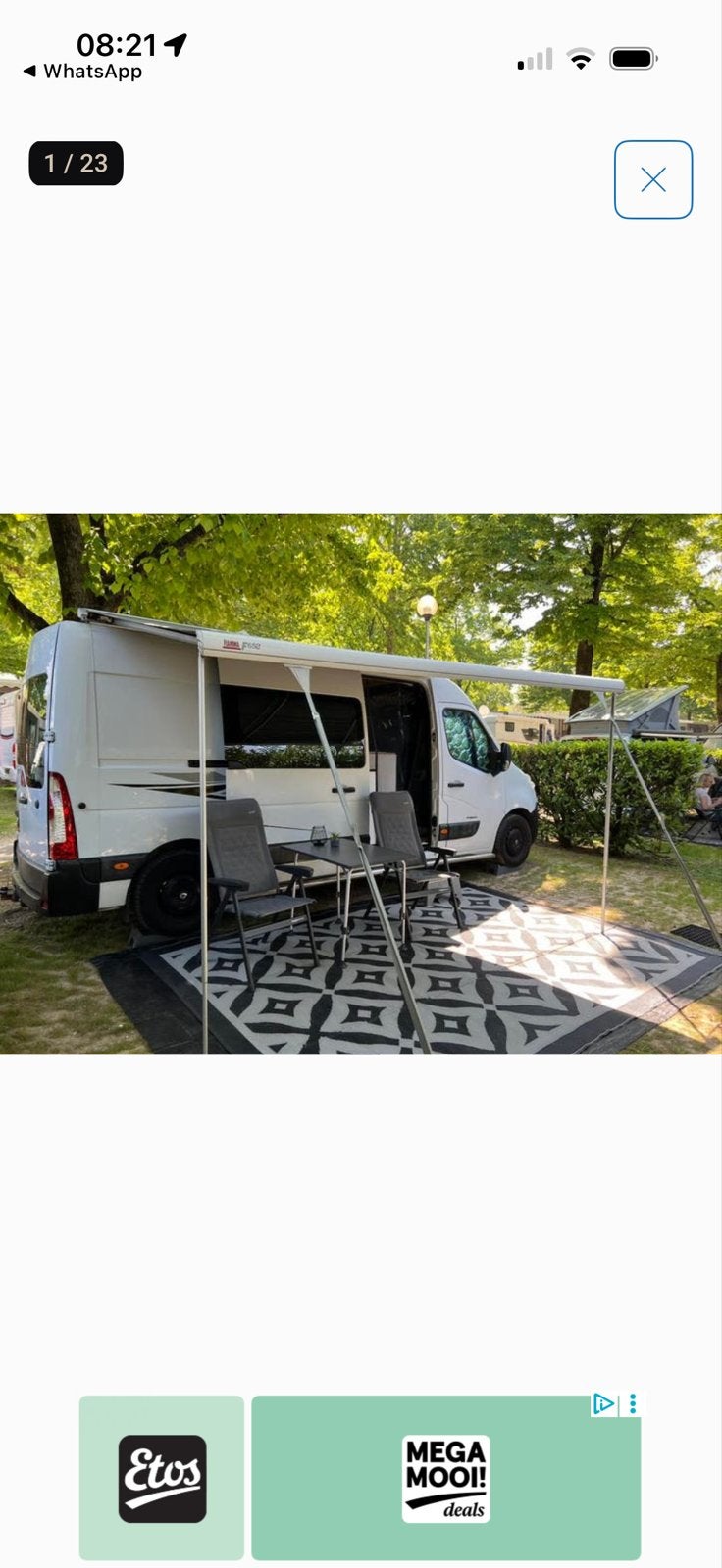 Renault Master Camperbus - dCi 125 - Compleet Uitgerust, Chemisch toilet, Tot en met 2, Koelkast, 4 tot 5 meter