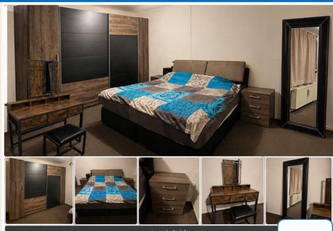 Complete slaapkamer inrichting, Ophalen, Gebruikt, Tweepersoons