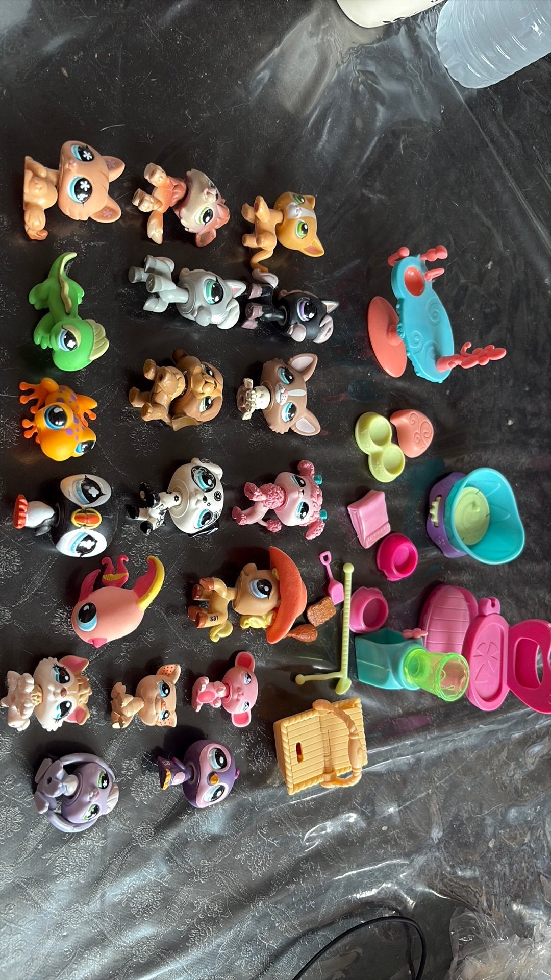 Set LPS Littlest Pet Shop plus wat accessoires, Ophalen of Verzenden, Gebruikt