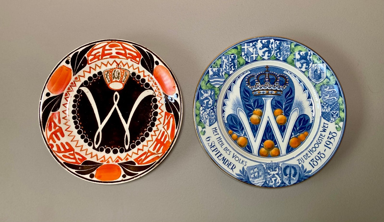 Wilhelminaborden plateel, Antiek en Kunst, Ophalen of Verzenden