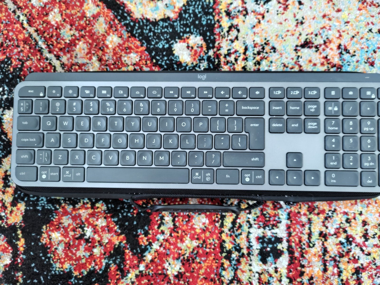 Logitech MX Keys Draadloos Toetsenbord - Qwerty, Multimediatoetsen, Logitech, Ophalen of Verzenden, Zo goed als nieuw