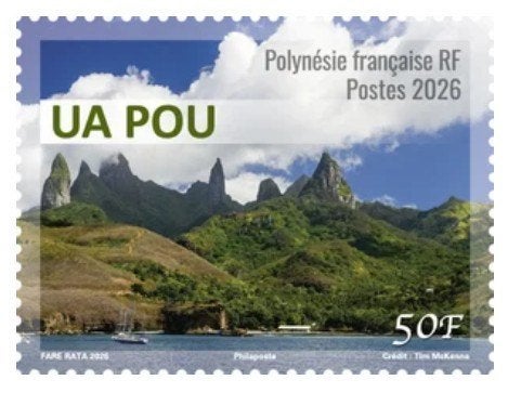 Jaar 2026 Frans Polynesië. Ua Pou., Ophalen of Verzenden, Postfris