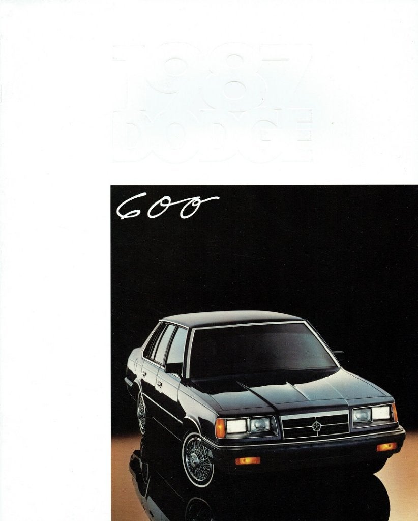 Folder Dodge 600 (1987), Verzenden, Gelezen, Overige merken